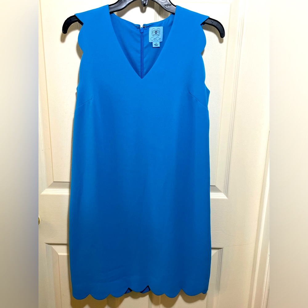 Blue shift style dress